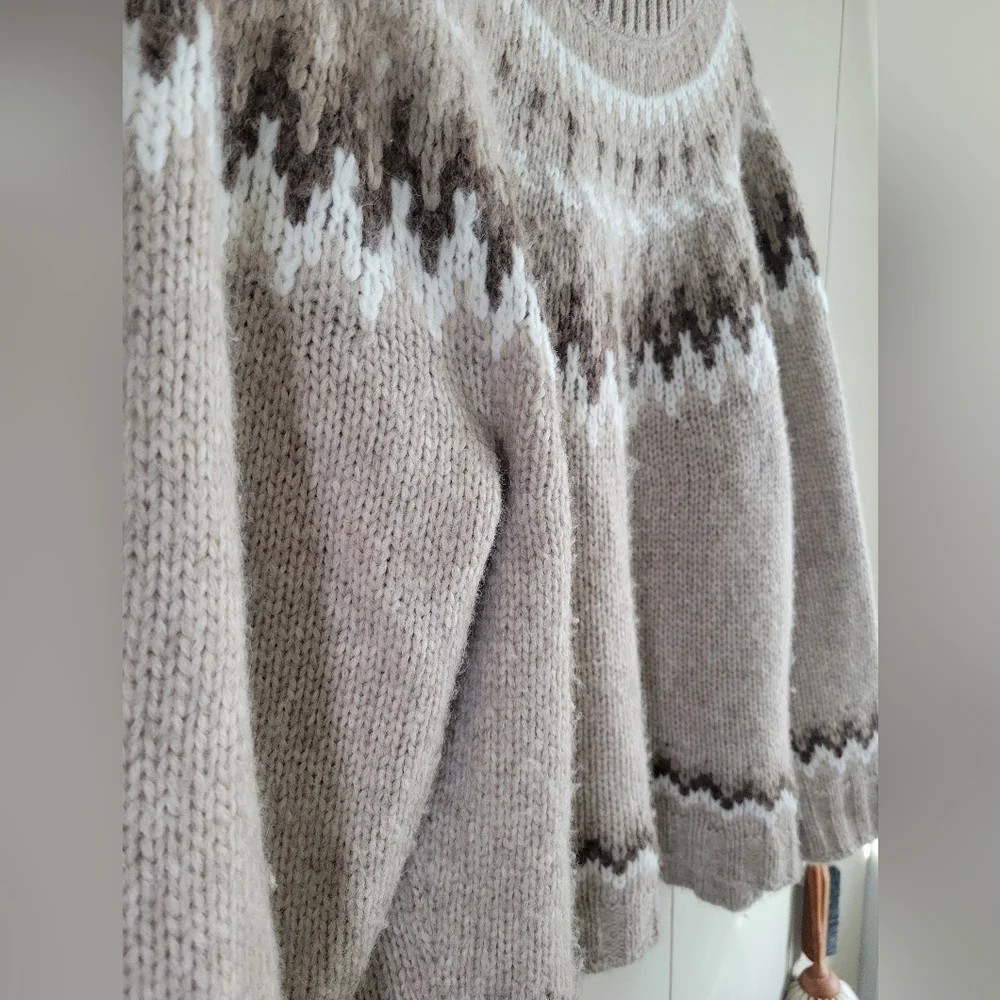 BUCK MASON Fireside Fairisle Sweater Medium - Picture 2 of 7